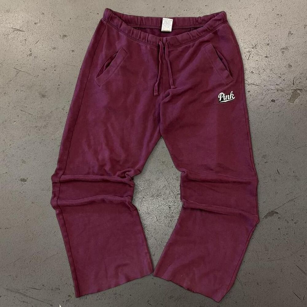 Y2K Womens PINK Victoria Secret Sweatpants SZ M